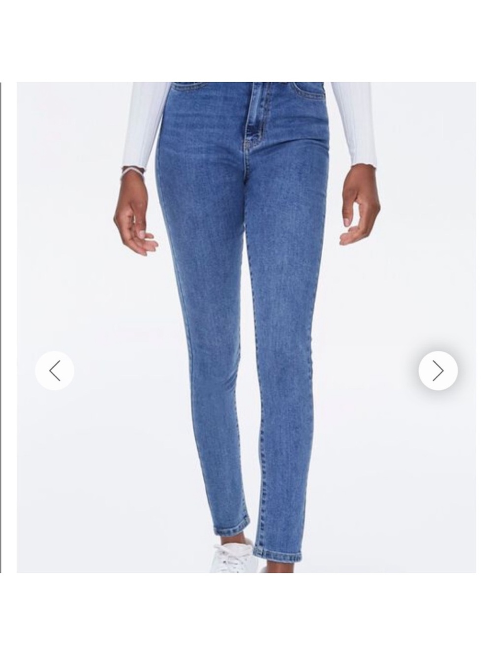 Forever 21 high rise skinny jeans XS waist 10”(20)